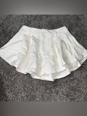 AKIRA White Lace Skirt